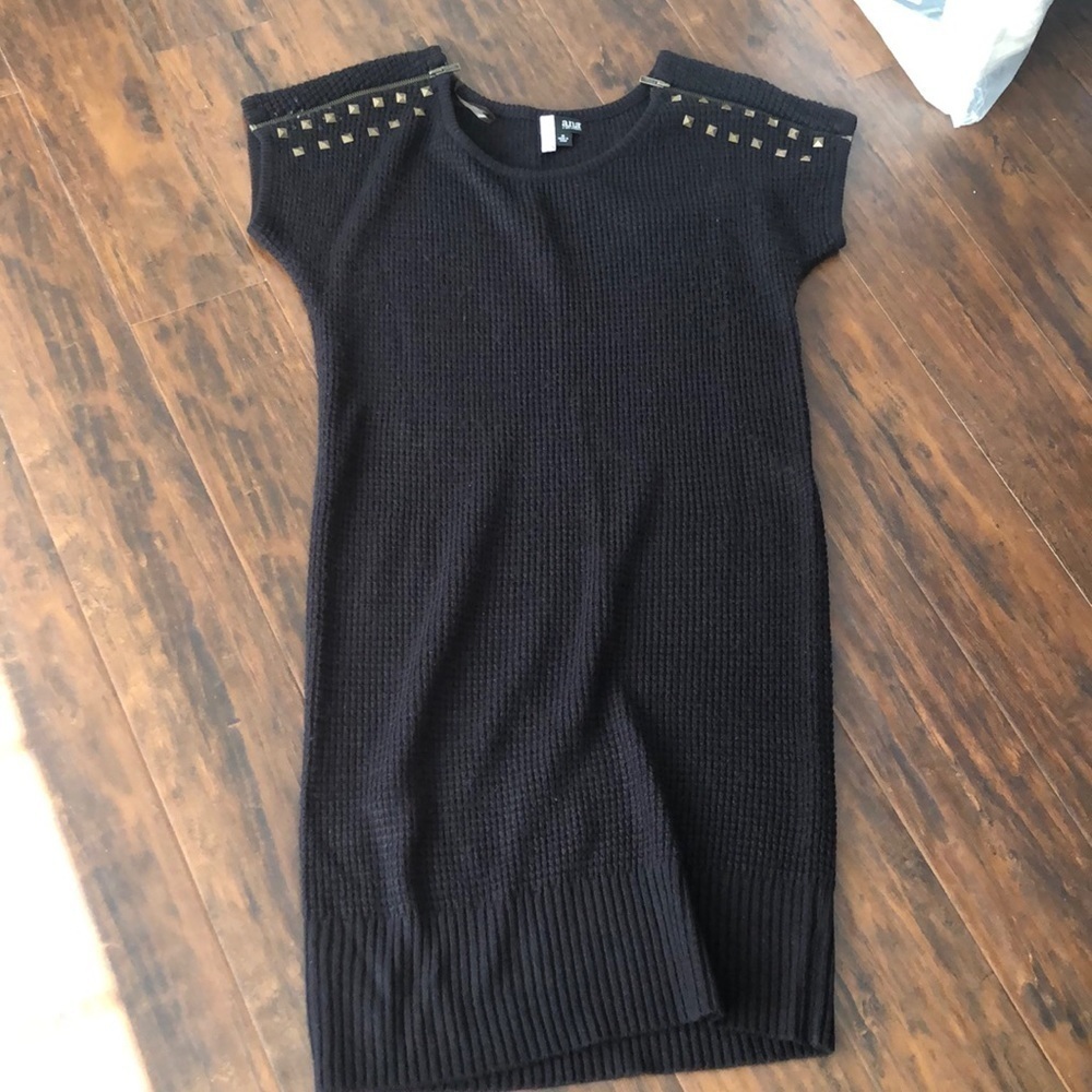 Black Knit Dress